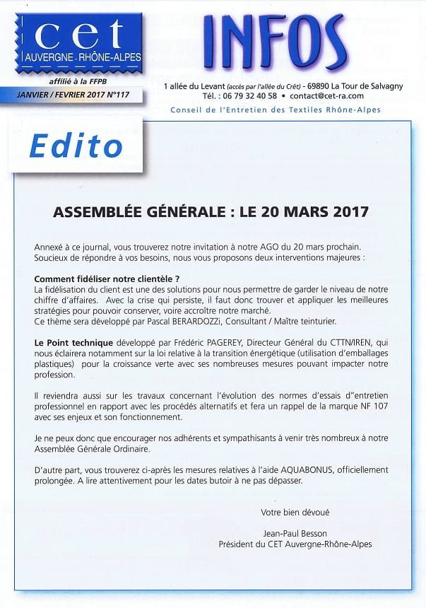 Journal CET Auvergne Rhône-Alpes page 1