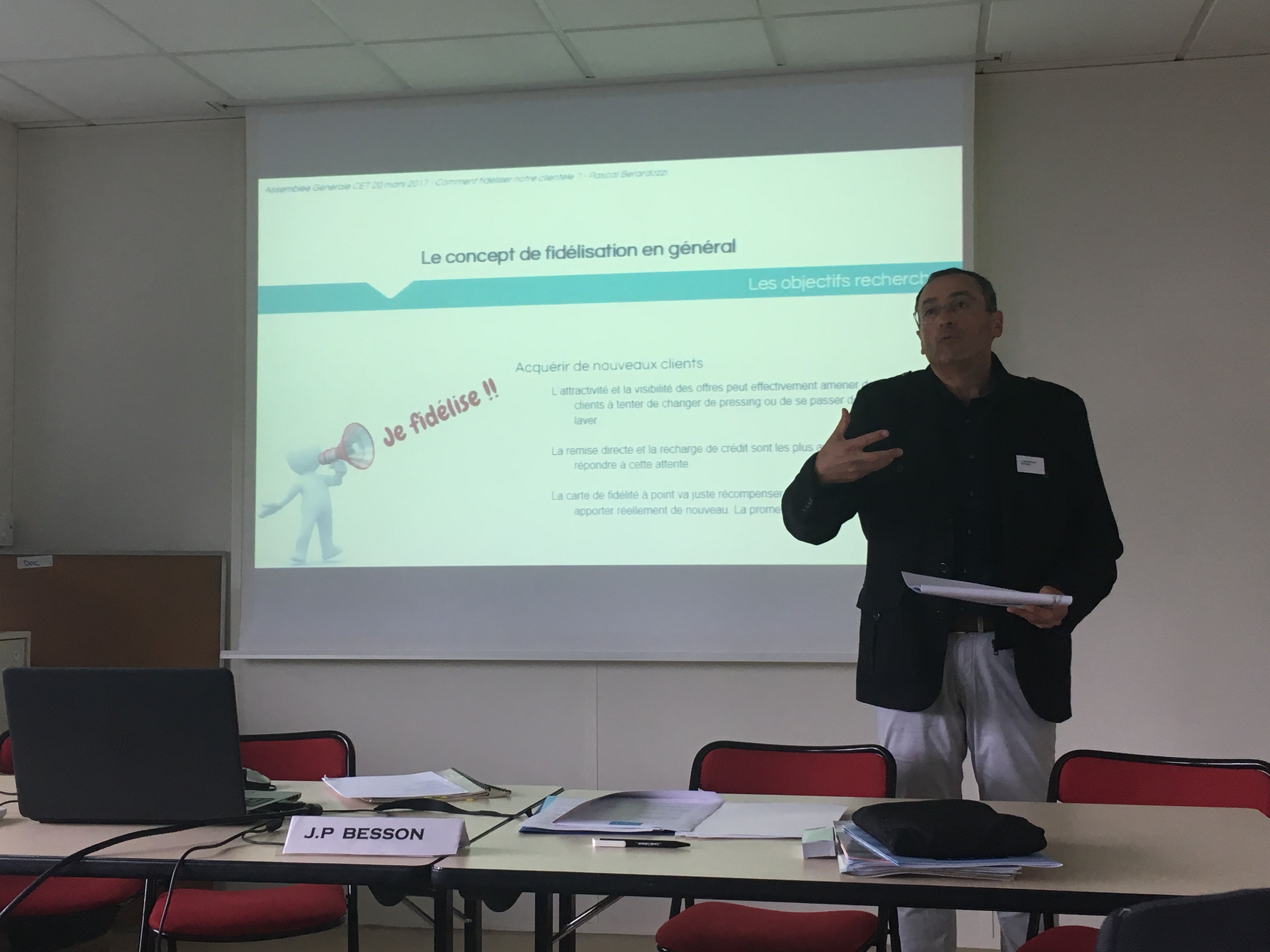 Pascal Berardozzi, consultant pressing et blanchisserie